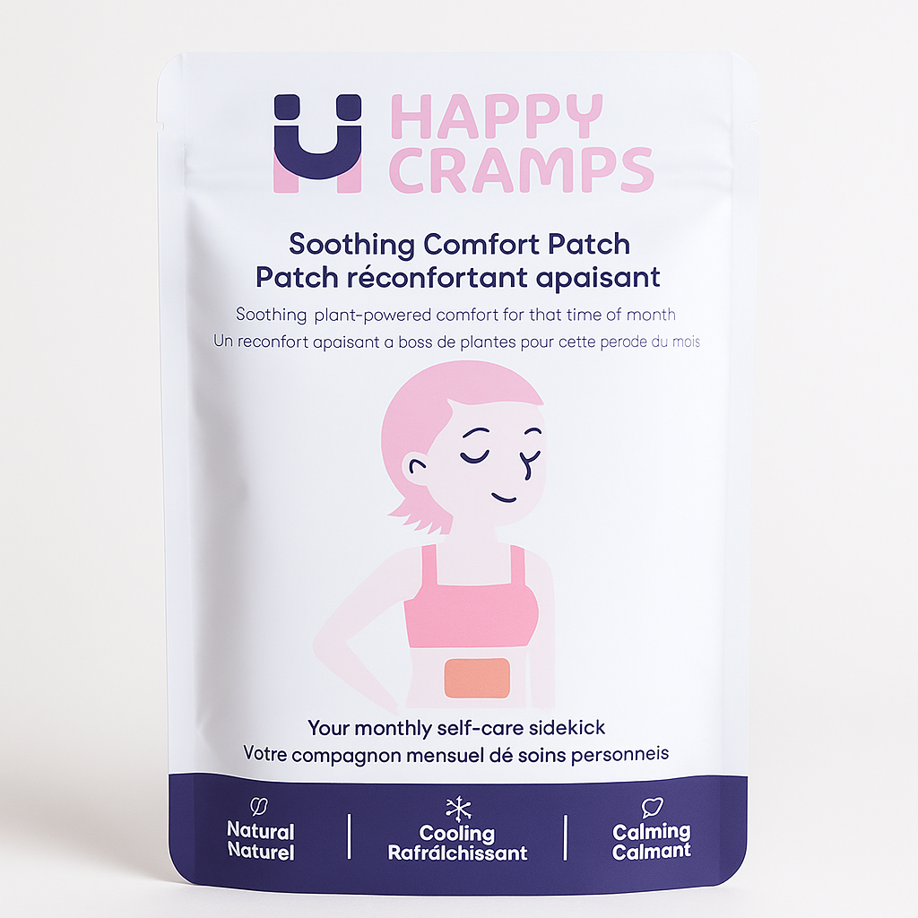 Happy Cramps fast acting menstrual relief patches