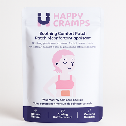 Happy Cramps fast acting menstrual relief patches