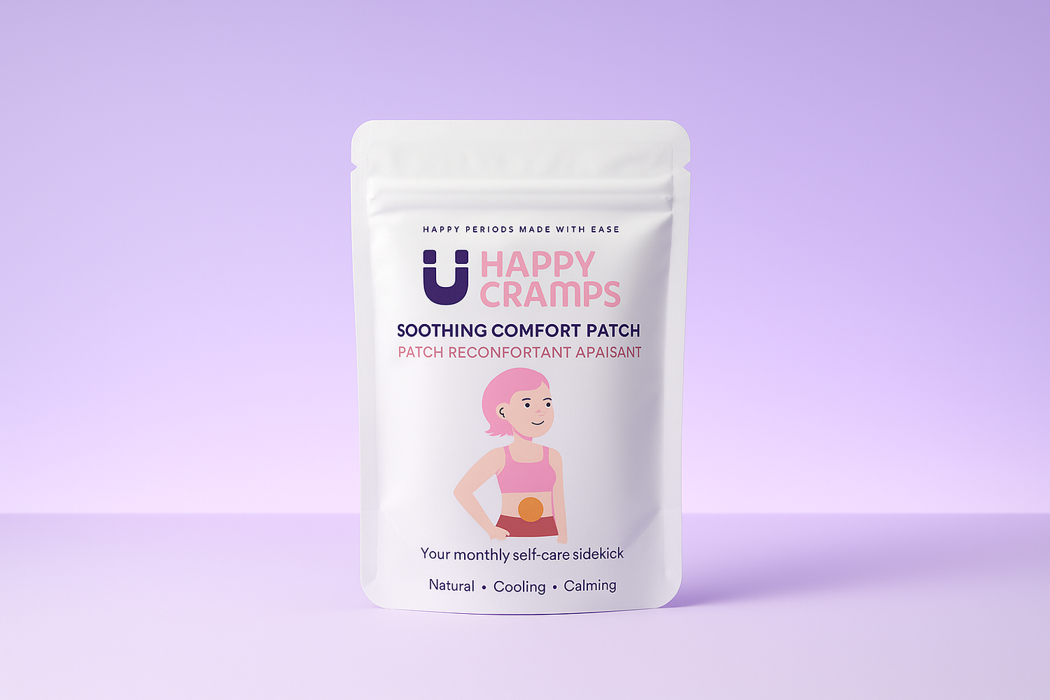  natural period cramp relief transdermal patch