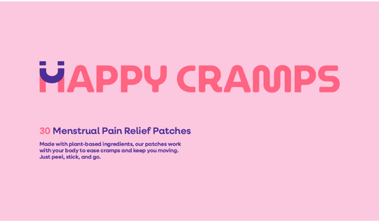 Happy Cramps – Fast-Acting Menstrual Relief Patches