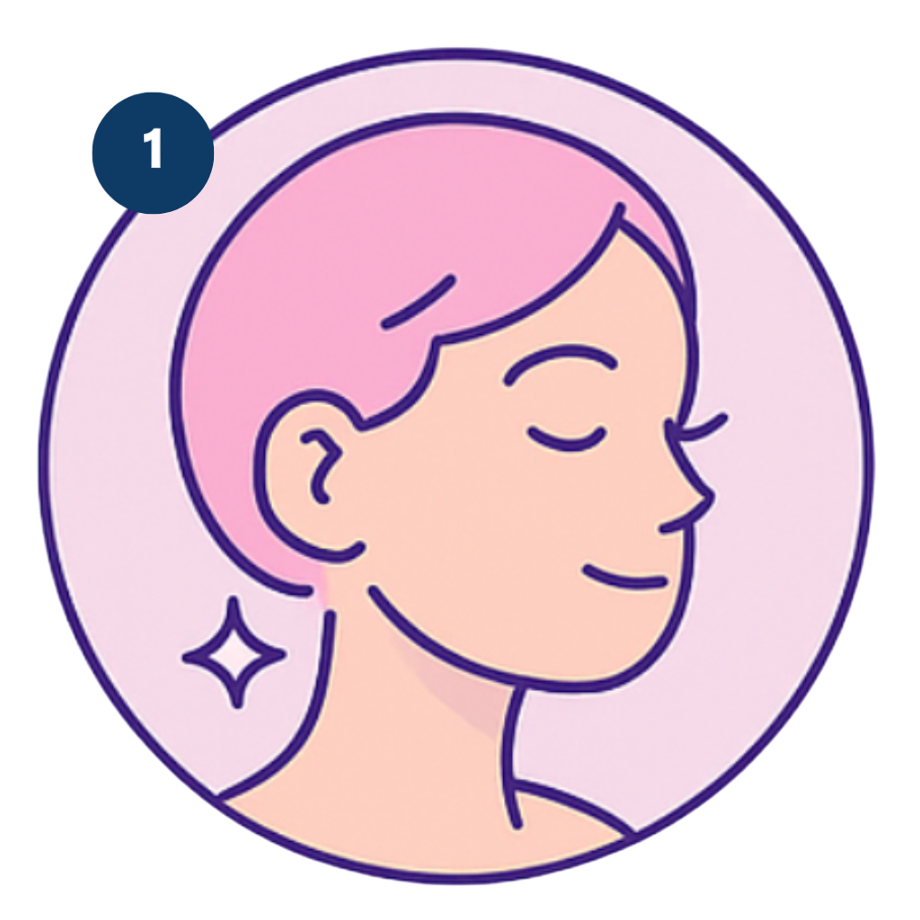 Clean skin before applying period cramp relief patch